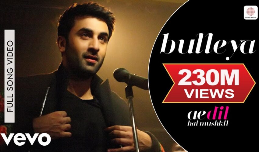 Bulleya Song Video – Watch the Sufi Love Song from Ae Dil Hai Mushkil